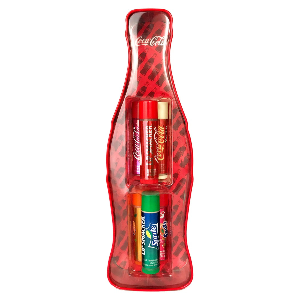 Lip Smacker Bundle in a Coca Cola Bottle Lip Gloss for Kids Pack of 6